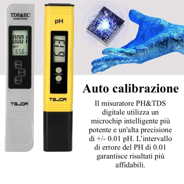 PHmetro e TDS tester sali per conducibilità elettronica - immagine 4